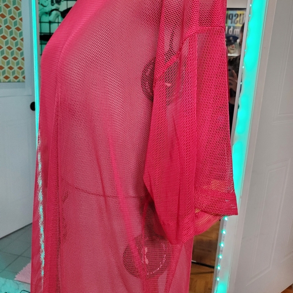 Pink mesh shirt - Picture 3 of 7